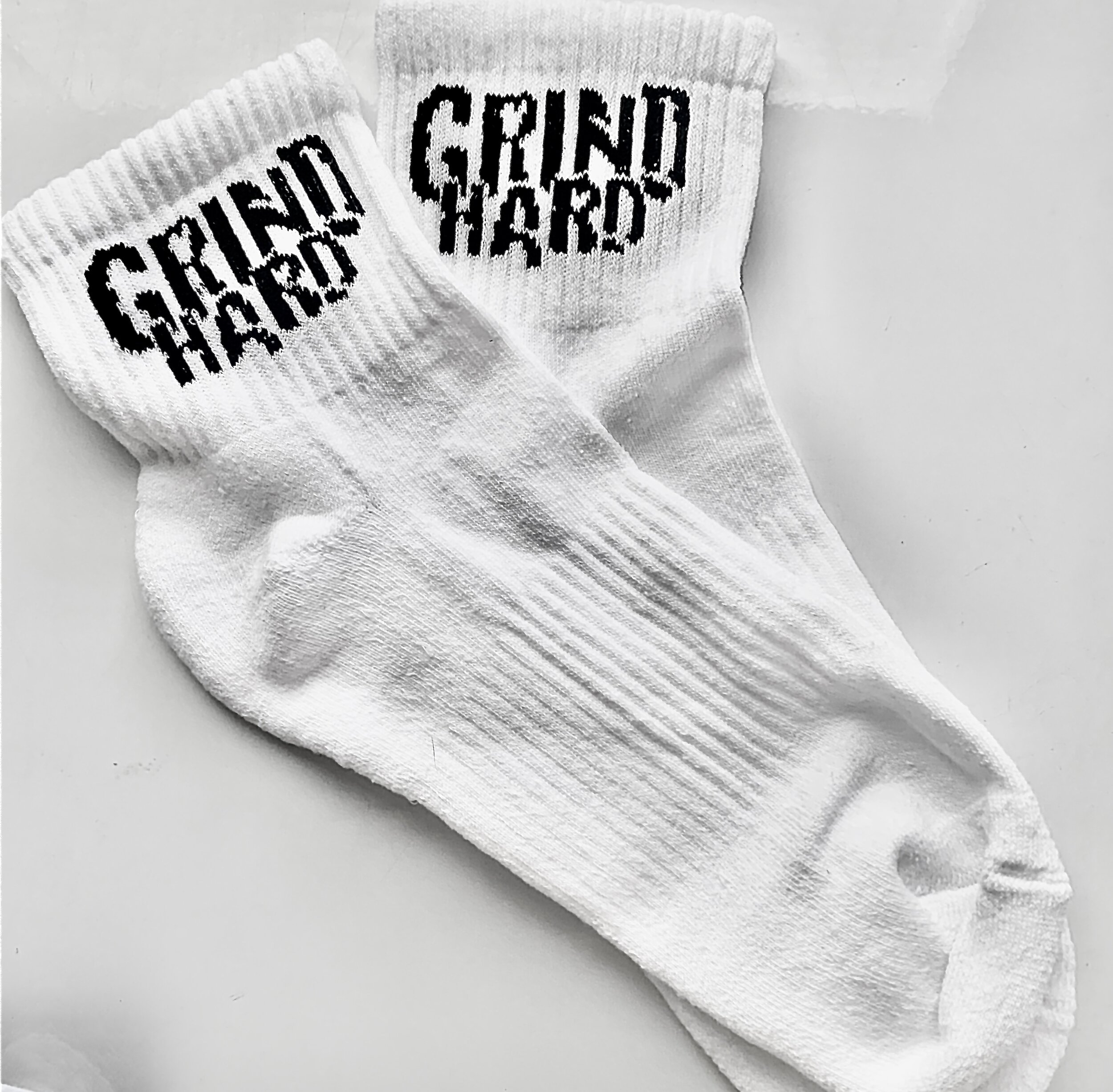 Grind Hard Quarter Socks — Grind Hard