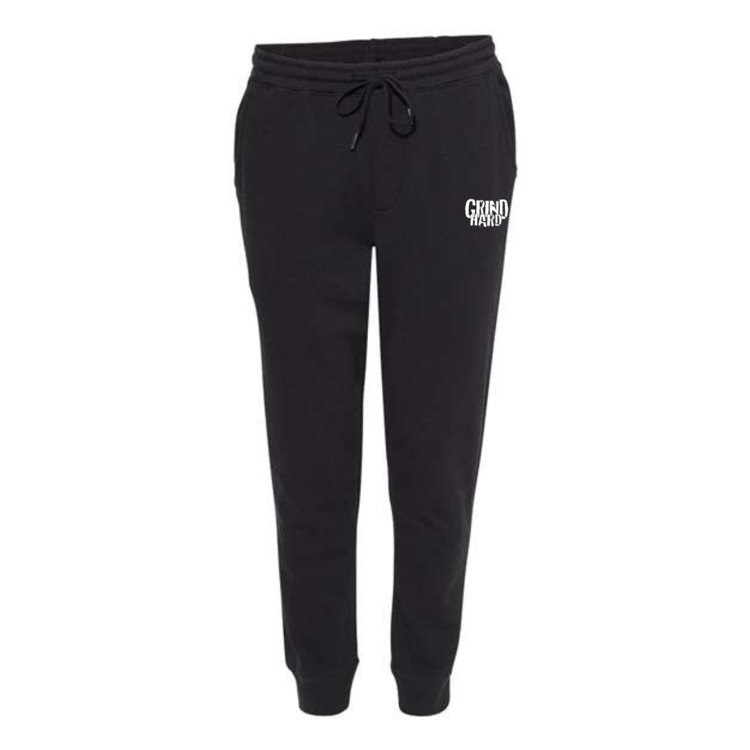 Black Grind Hard Premium Joggers