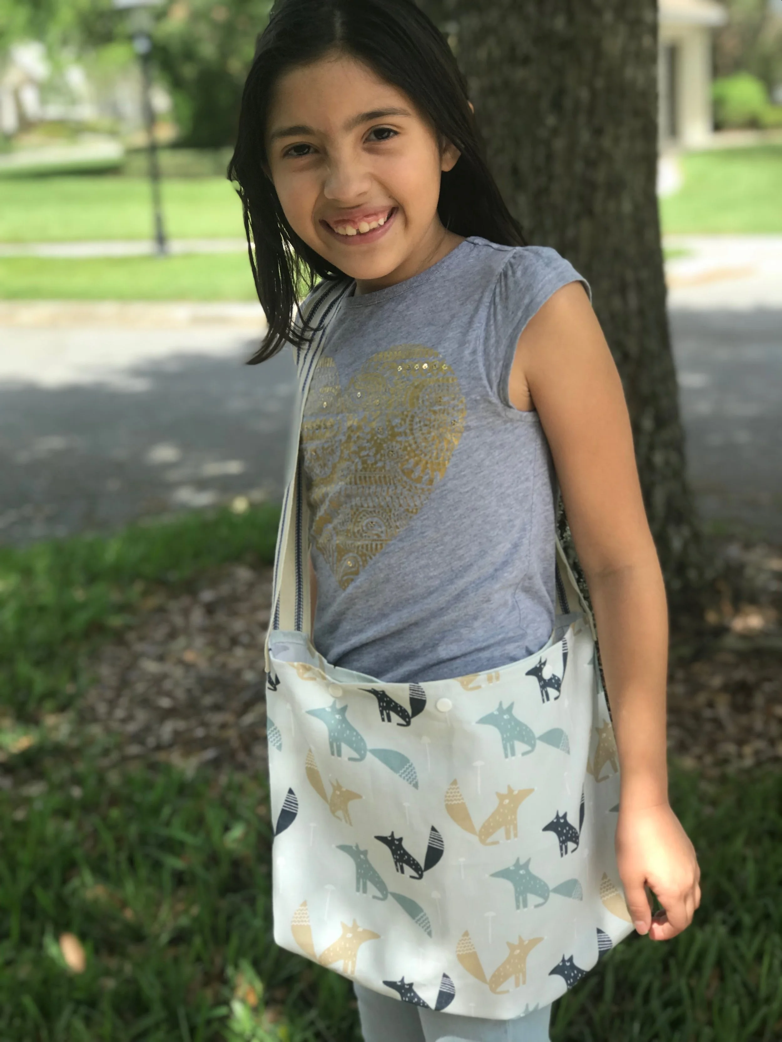 Wolf bag medium adult or child