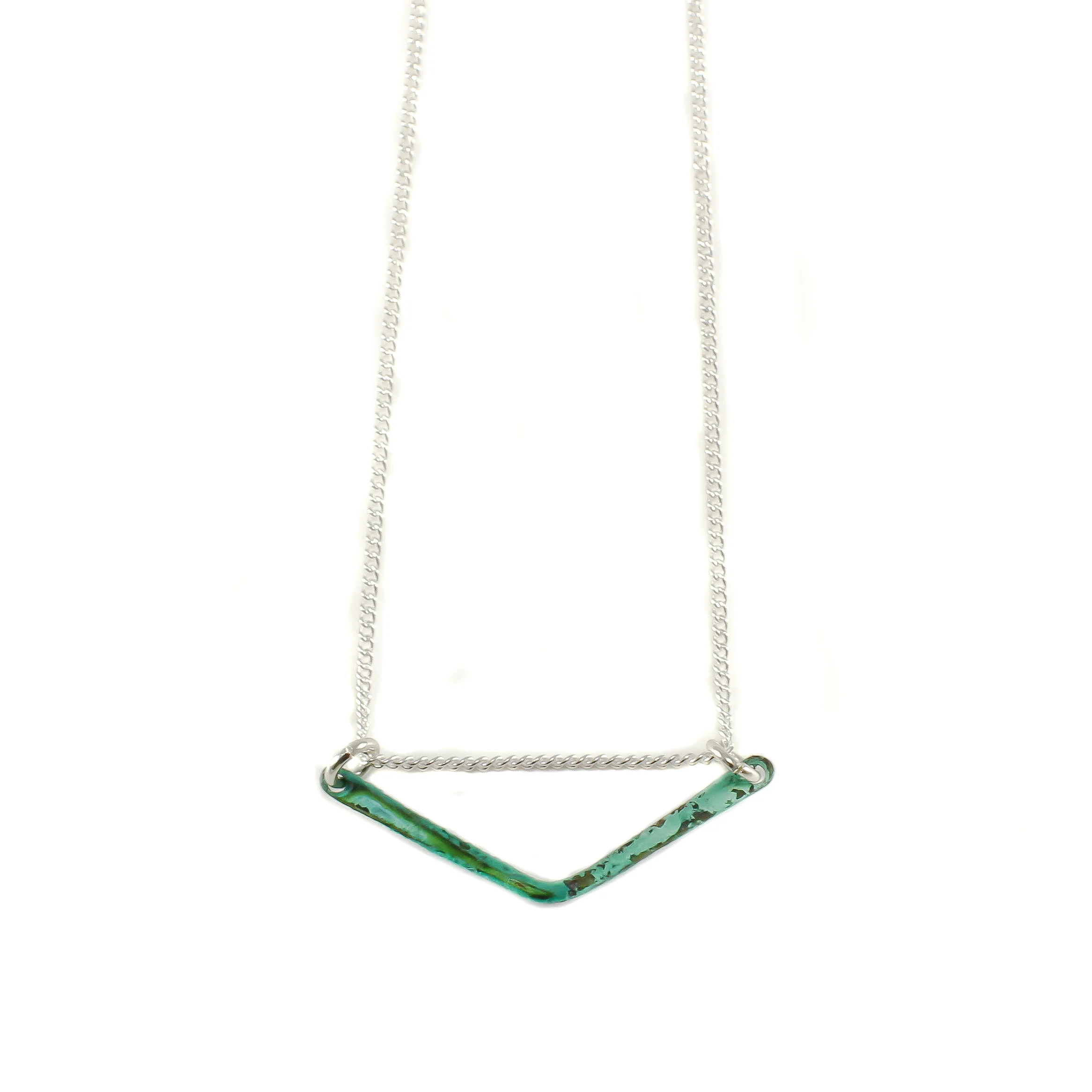 Tiny Chevron Necklace