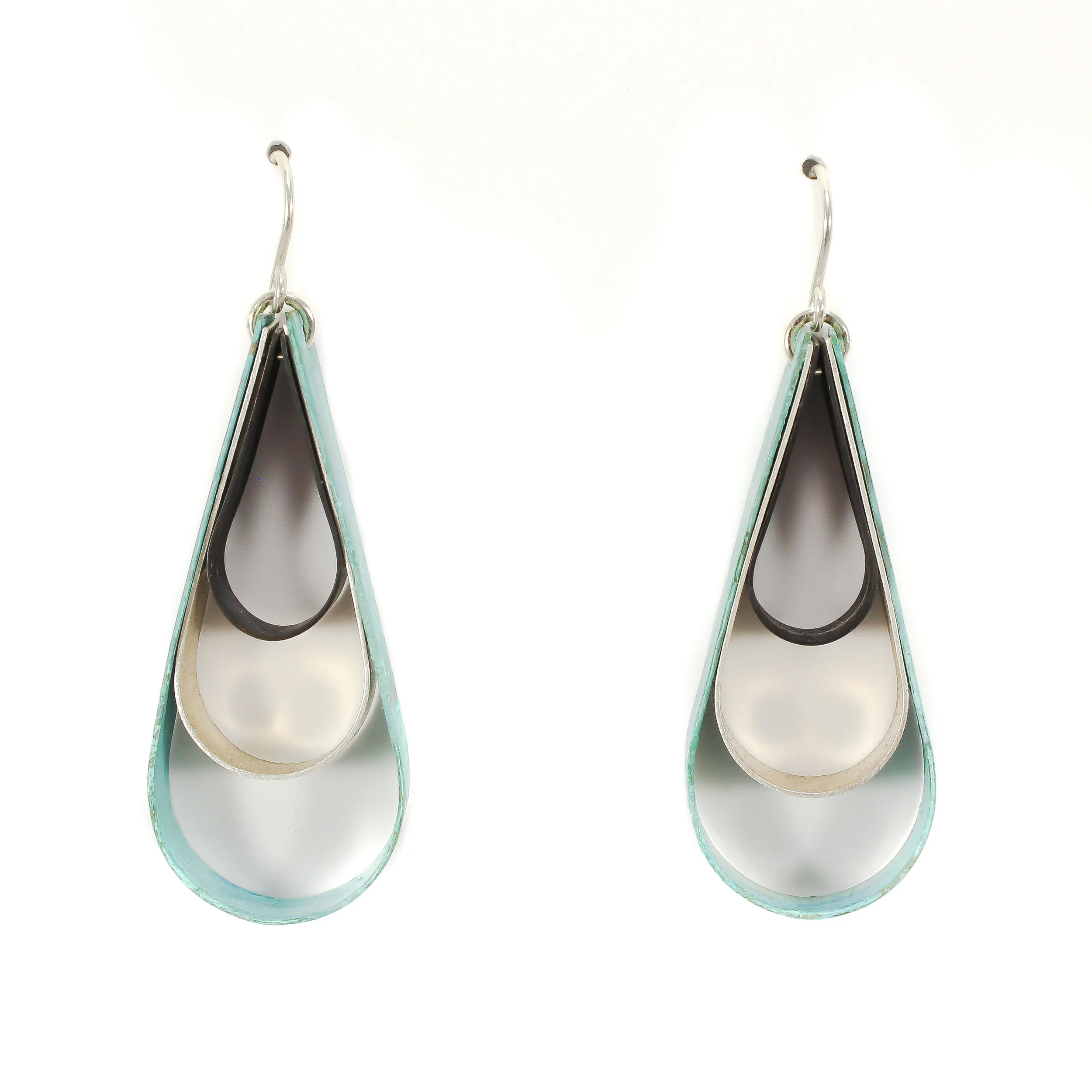Round Cascade Earrings - Small
