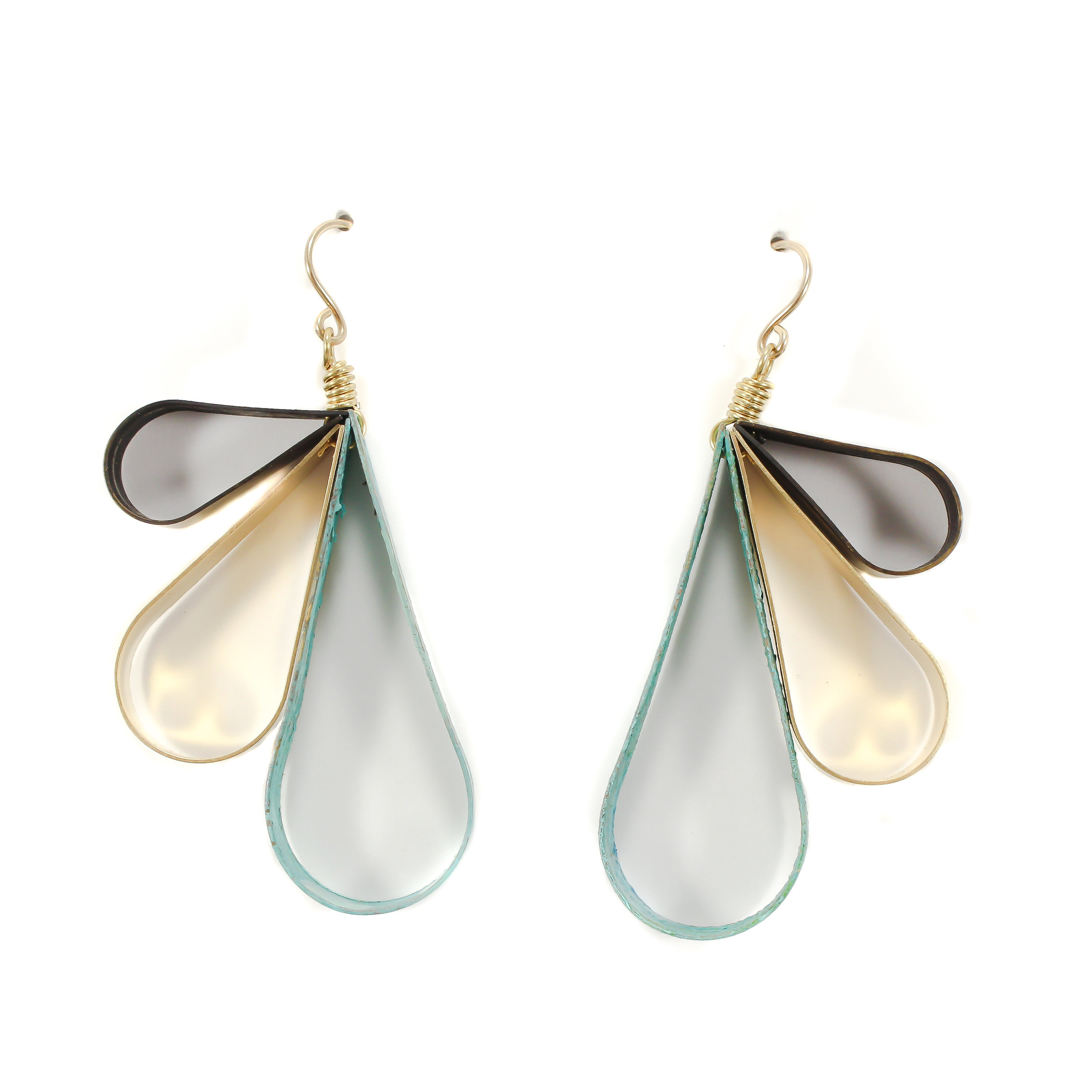 Round Wingspan Earrings - Small