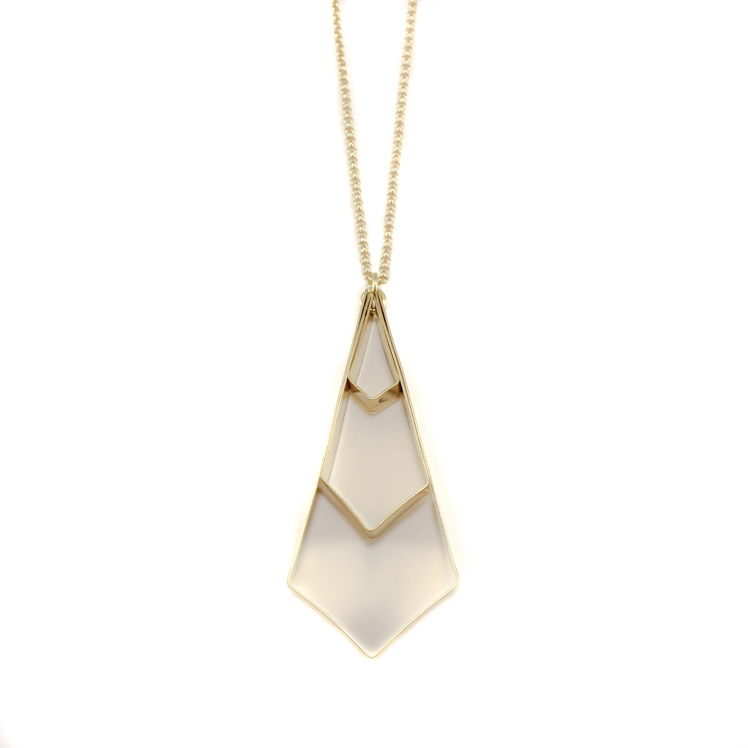Angle Cascade Necklace - Large