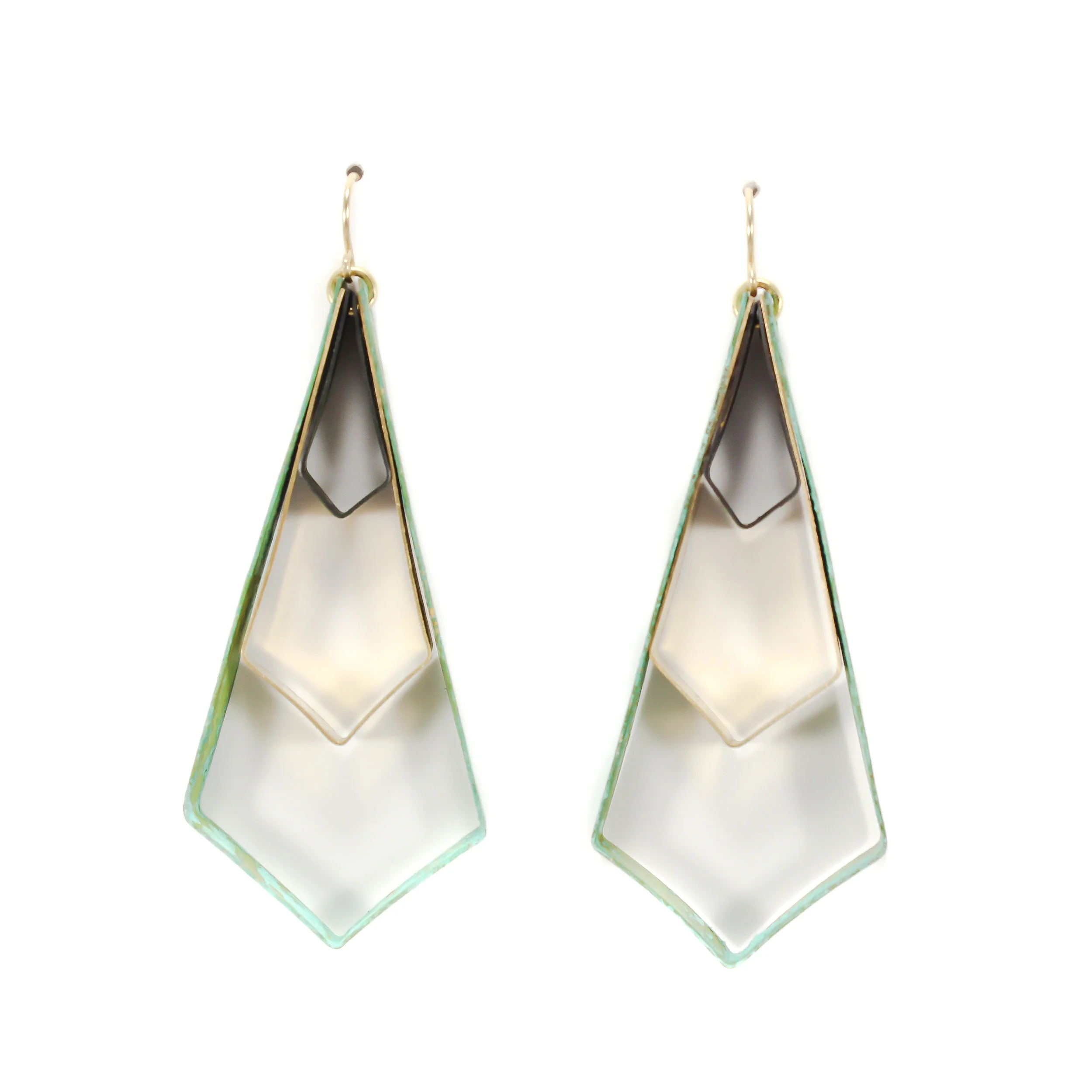 Angle Cascade Earrings - Large