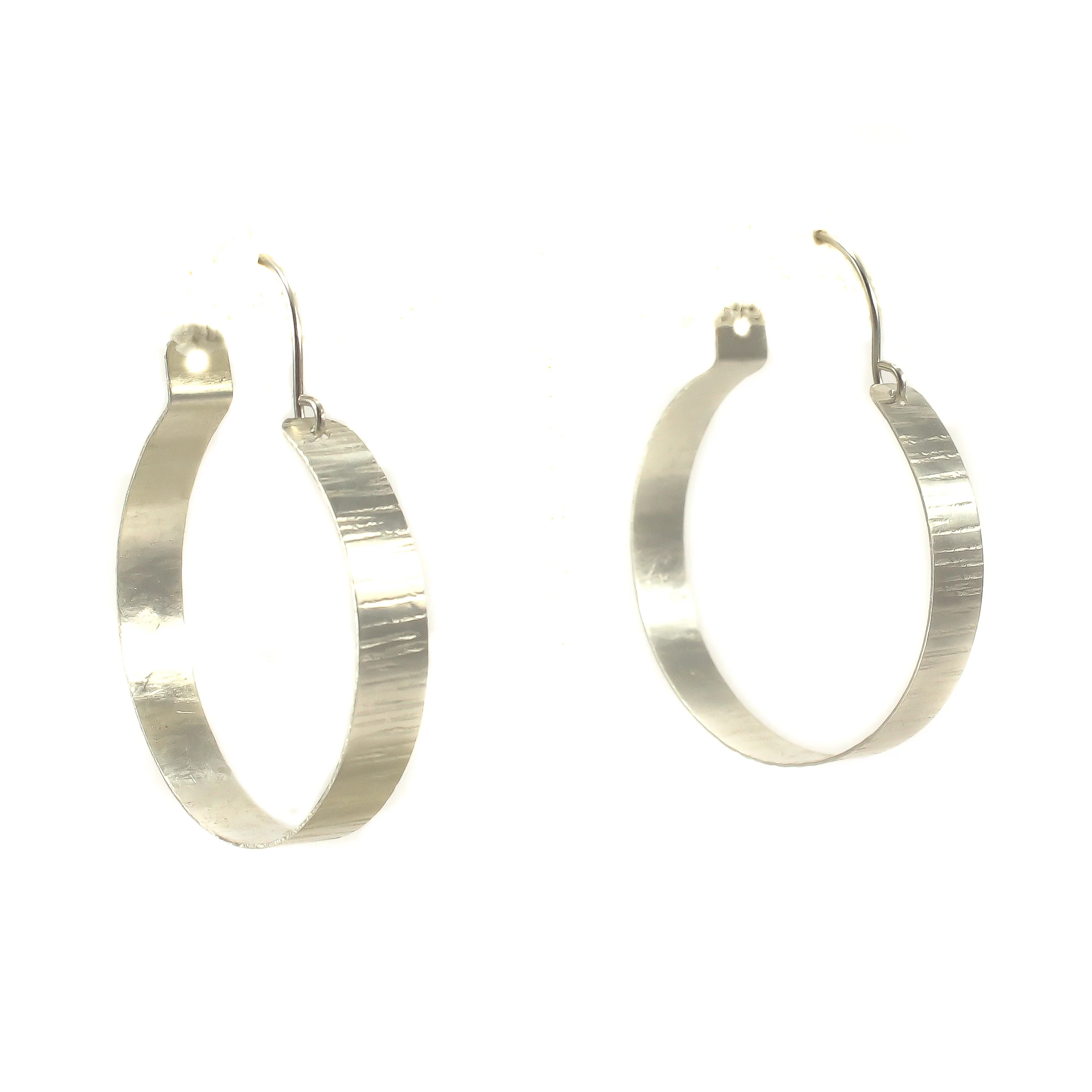 Hammered Hoops - Small