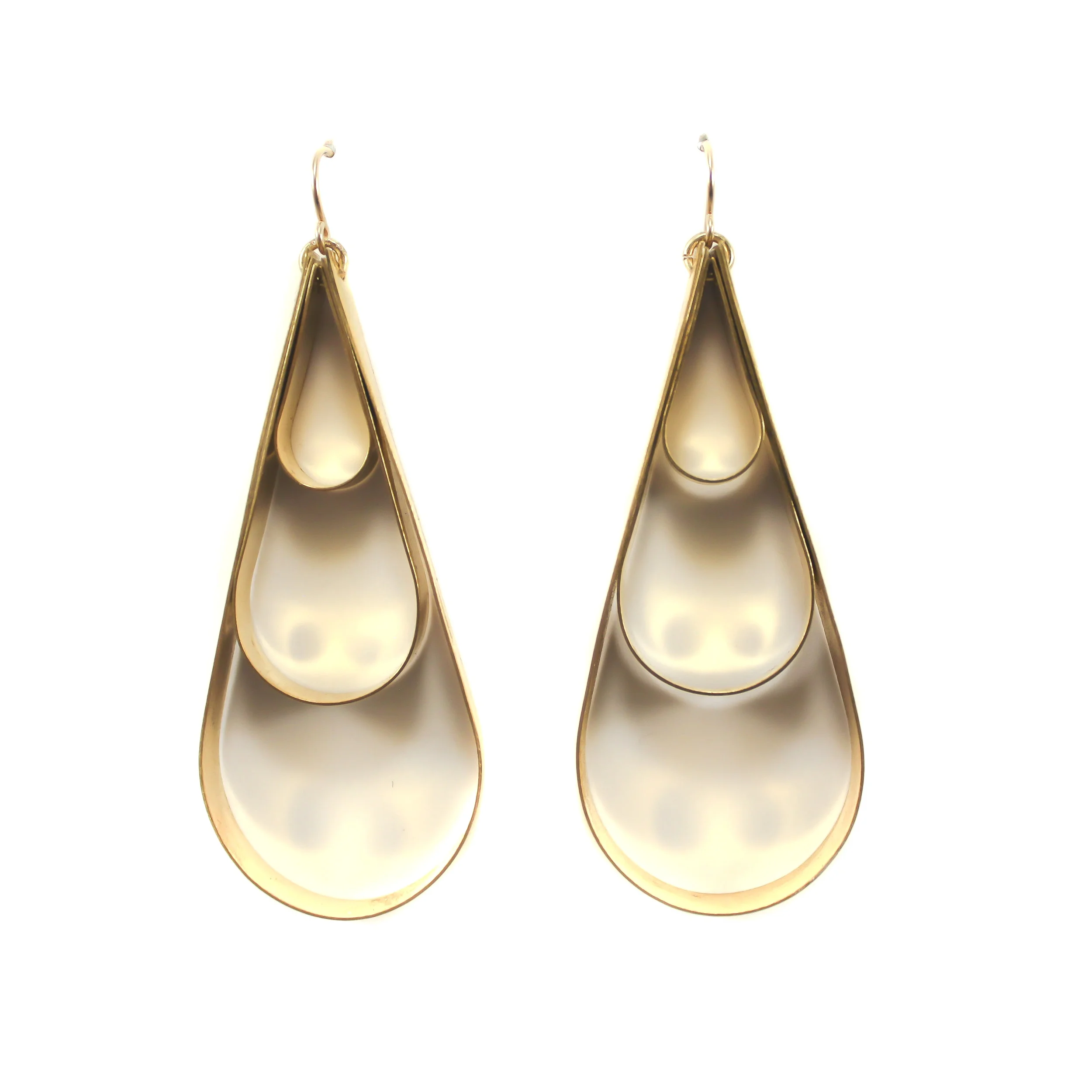 Round Cascade Earrings - Large