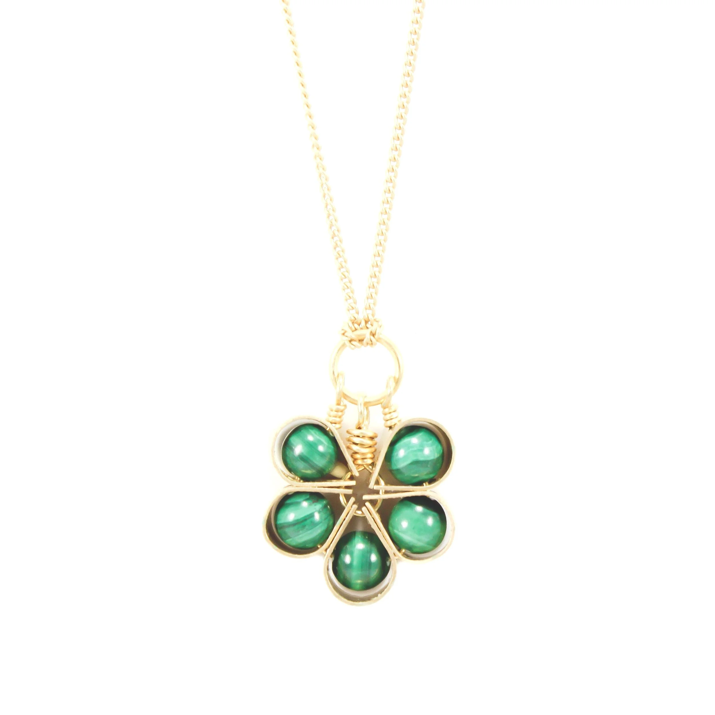 Tobiko Flower Necklace
