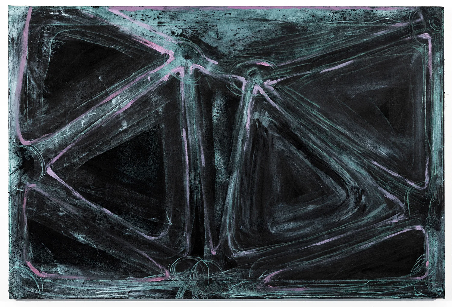 Armature/Ligature Oil and charcoal on canvas 34” x 50” 2016