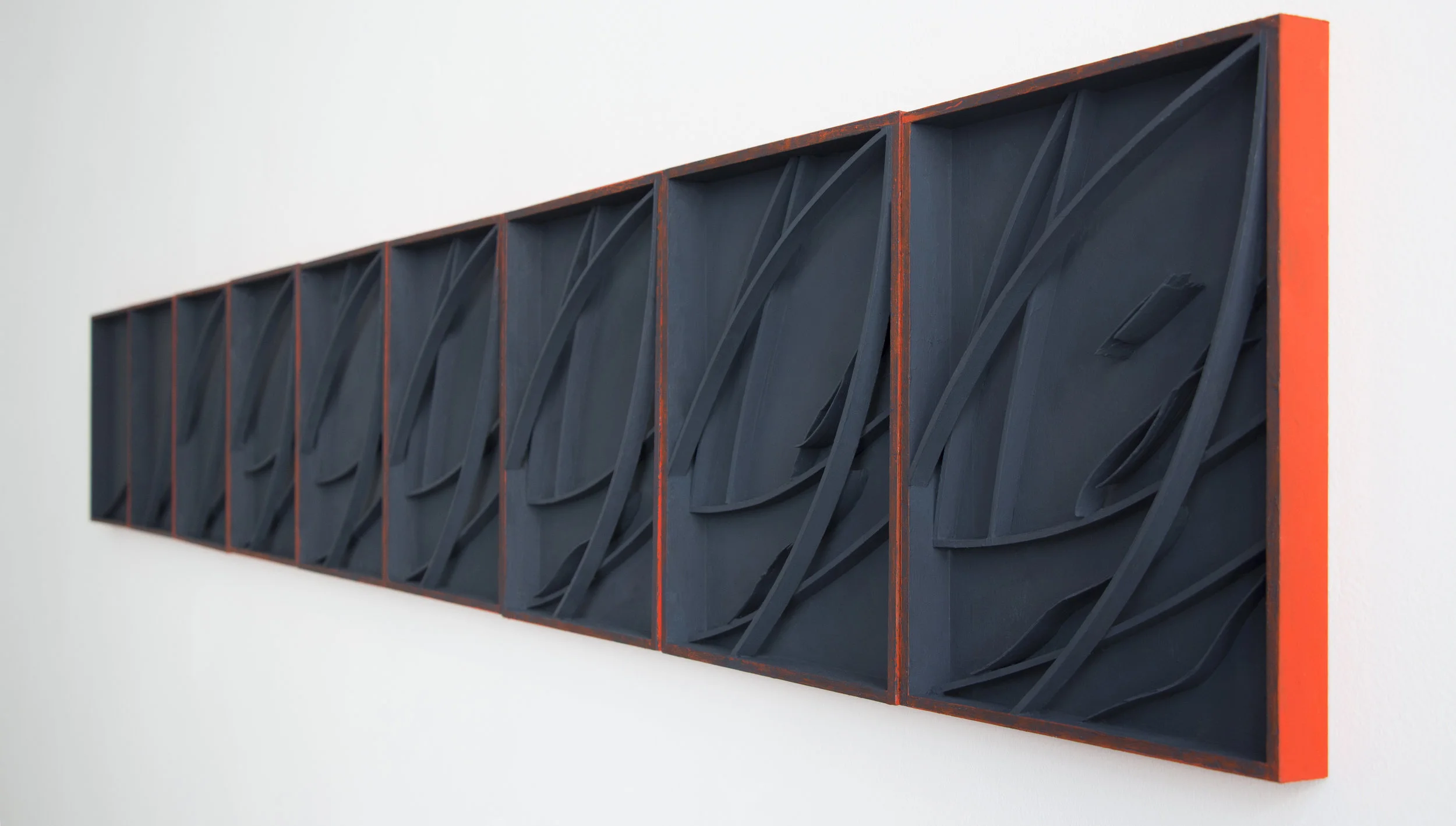 Momentum Flashe on wood Dimensions variable 2018—ongoing