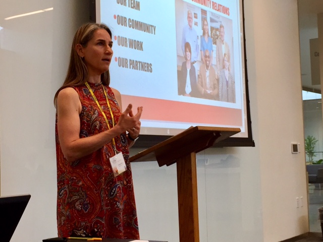 Deputy Director Susan Riley presents at the 2017 ITGA conference