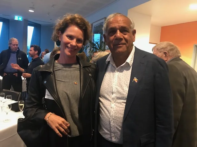 Tiffany Shellam & Lester Coyne, who co-presented the paper ‘Assembling a fish archive: Robert Neill and Menang Nyungar knowledge’ at the symposium.