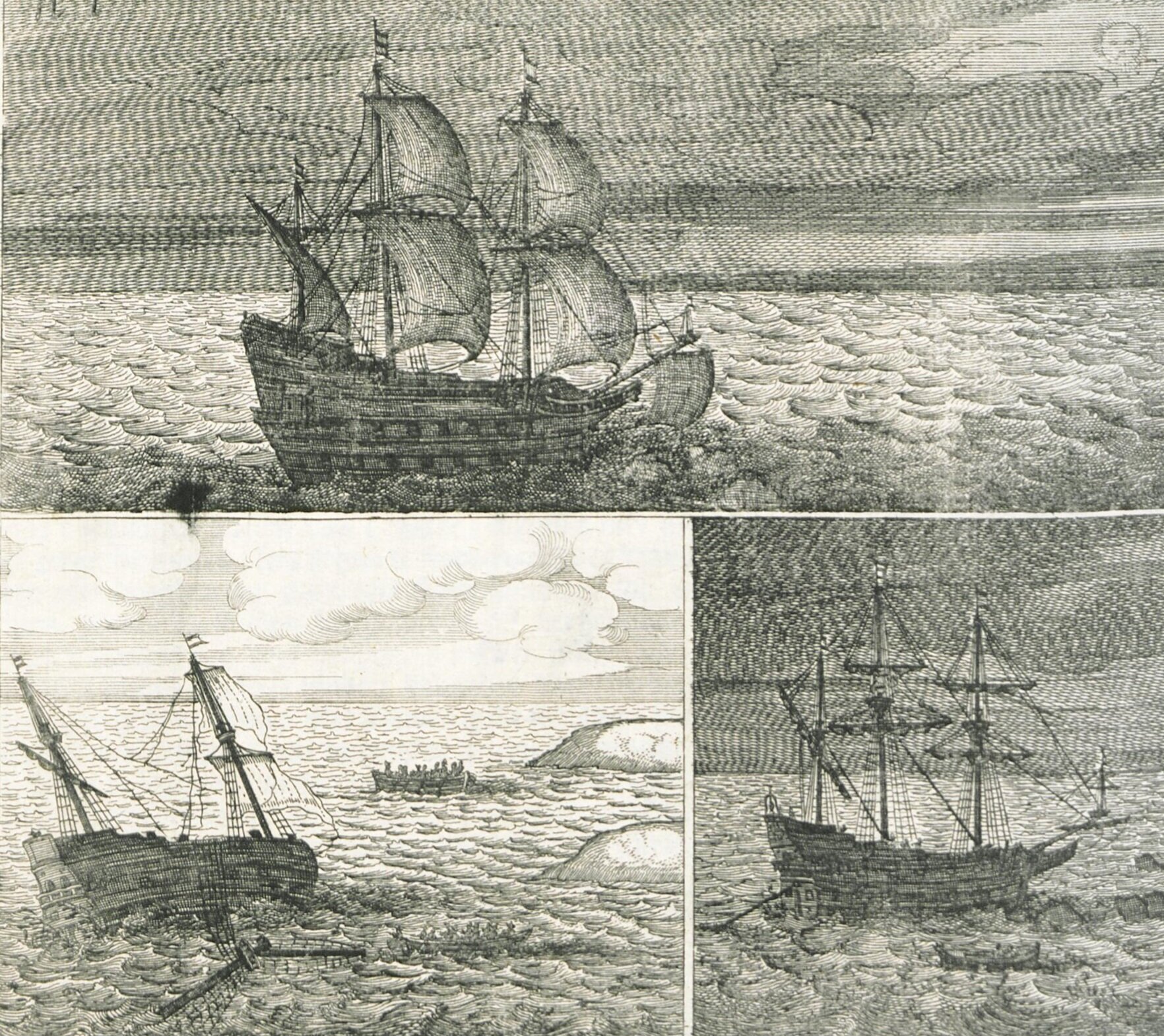 The illustrated pamphlet Unlucky Voyage of the Ship Batavia (Ongeluckige voyagie, van't schip Batavia), Amsterdam, 1647.