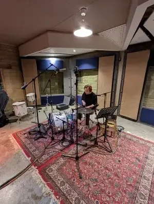 recording a drum breaks pack
