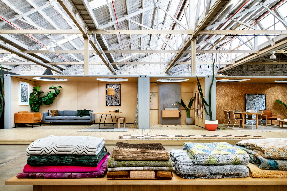 The Koskela Rosebery Store, a 2000m2 100-year-old warehouse in Rosebery, Sydney. Photo - Courtesy of Koskela.
