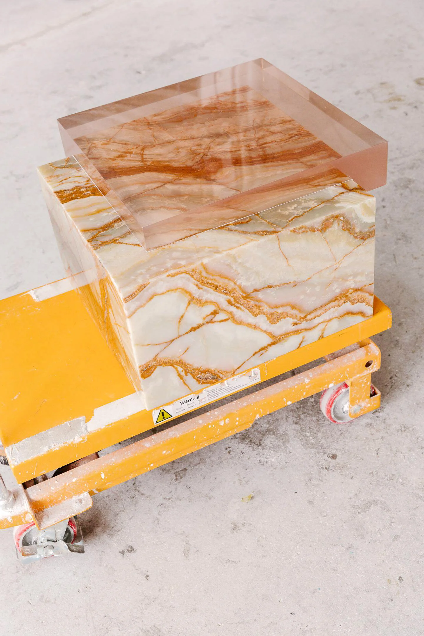 STACKED SERIES | In the studio creating Sabine Marcelis’ Stacked Series. Photo - Studio Pim Top .