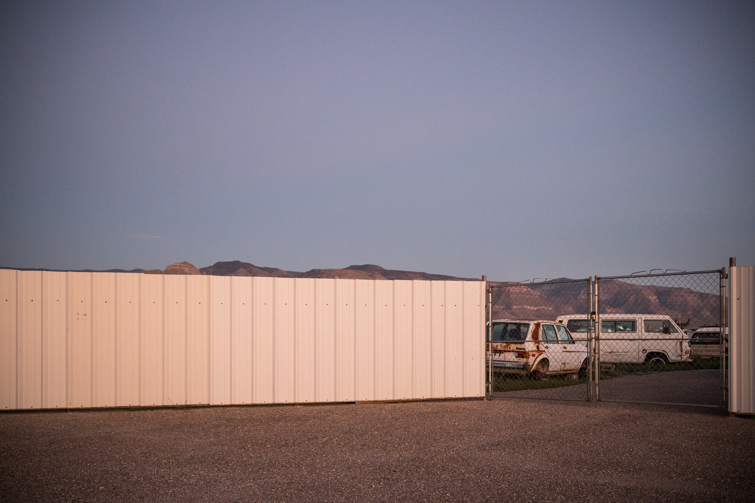 VW yard in White Sands New Mexico
