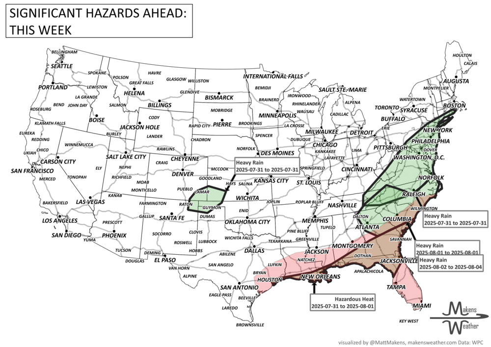 Weekly Weather Watch: Tuesday, July 29th, 2025