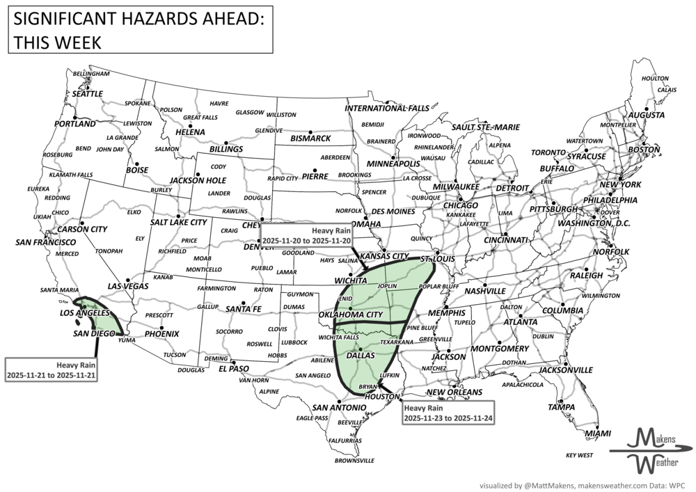 Weekly Weather Watch: Tuesday, November 18th, 2025