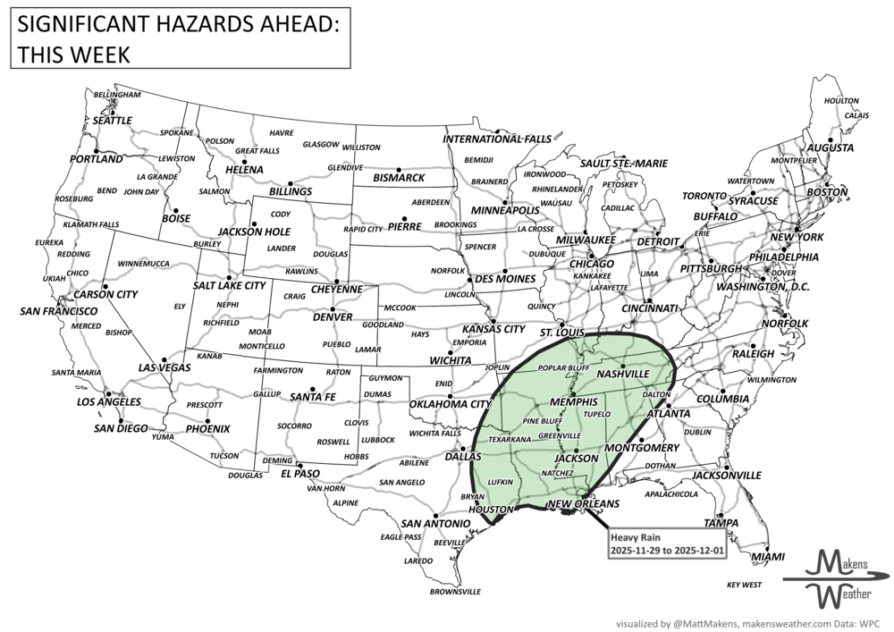 Weekly Weather Watch: Tuesday, November 25th, 2025