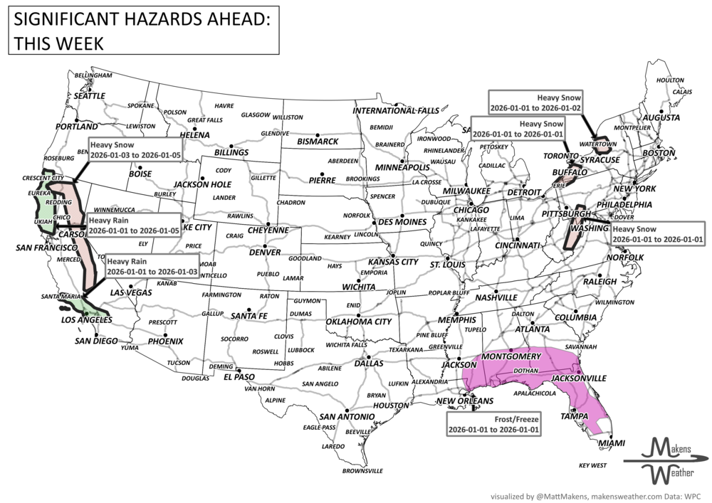 Weekly Weather Watch: Tuesday, December 30th, 2025