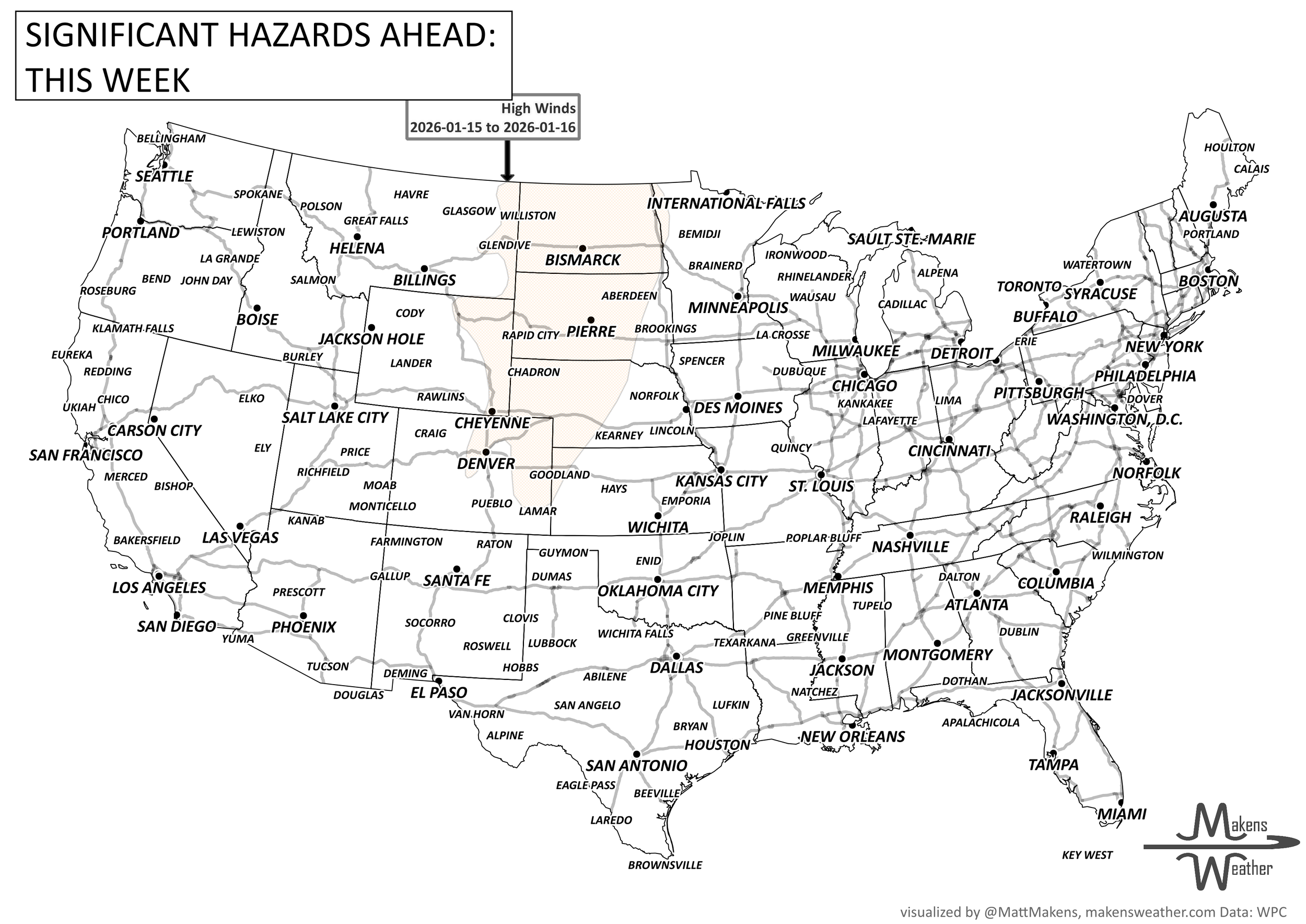 Weekly Weather Watch: Tuesday, January 13th, 2026