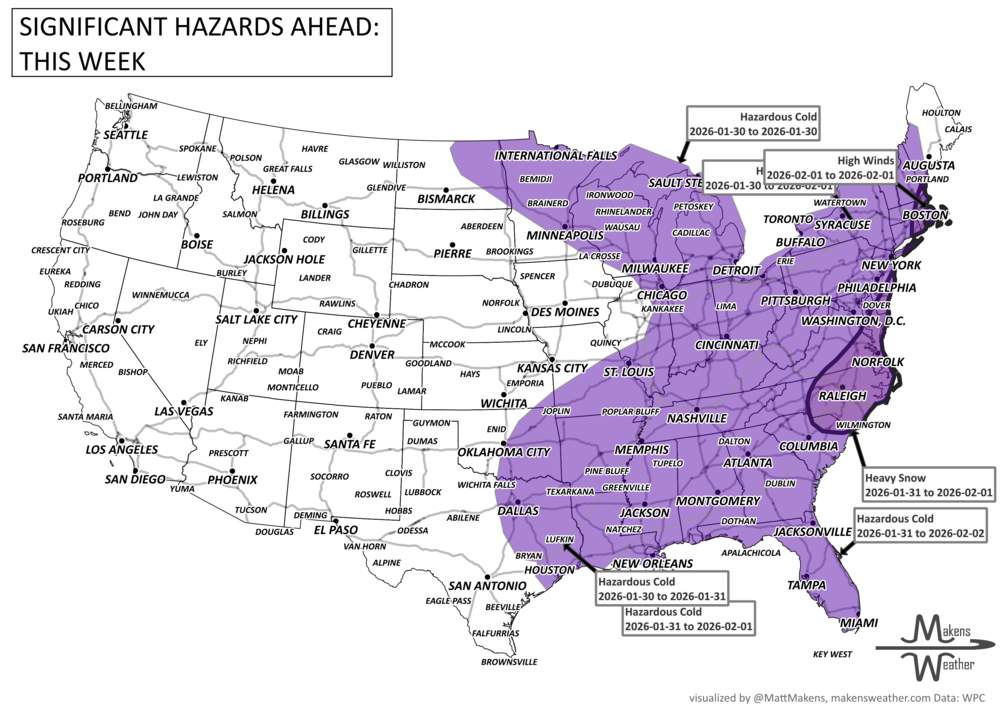 Weekly Weather Watch: Tuesday, January 27th, 2026