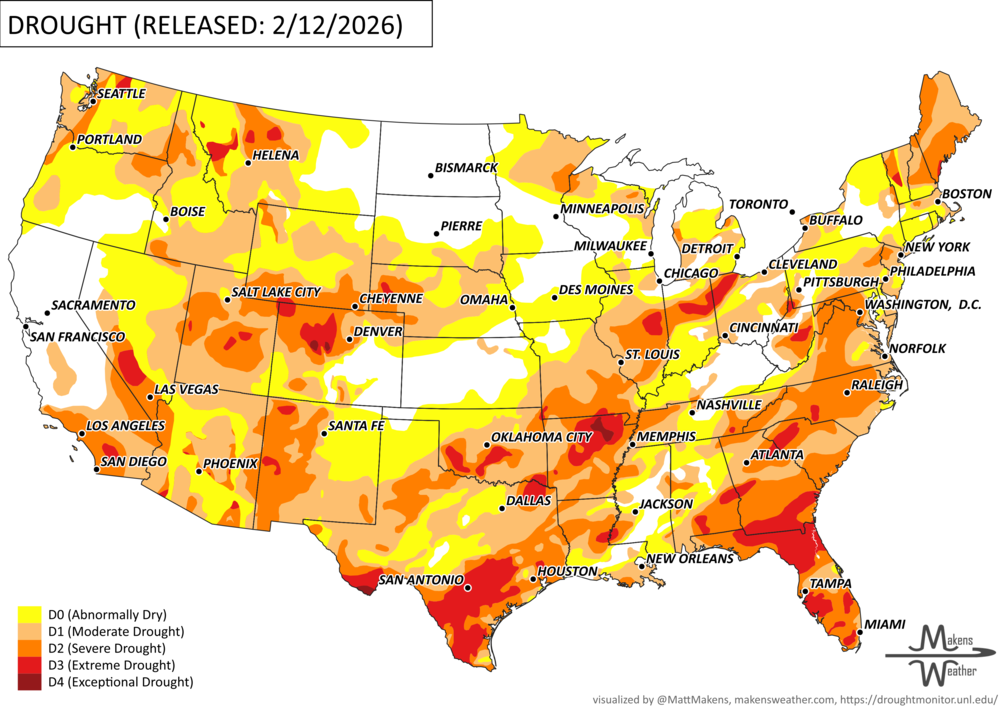 Weekly Weather Watch: Tuesday, February 18th, 2026