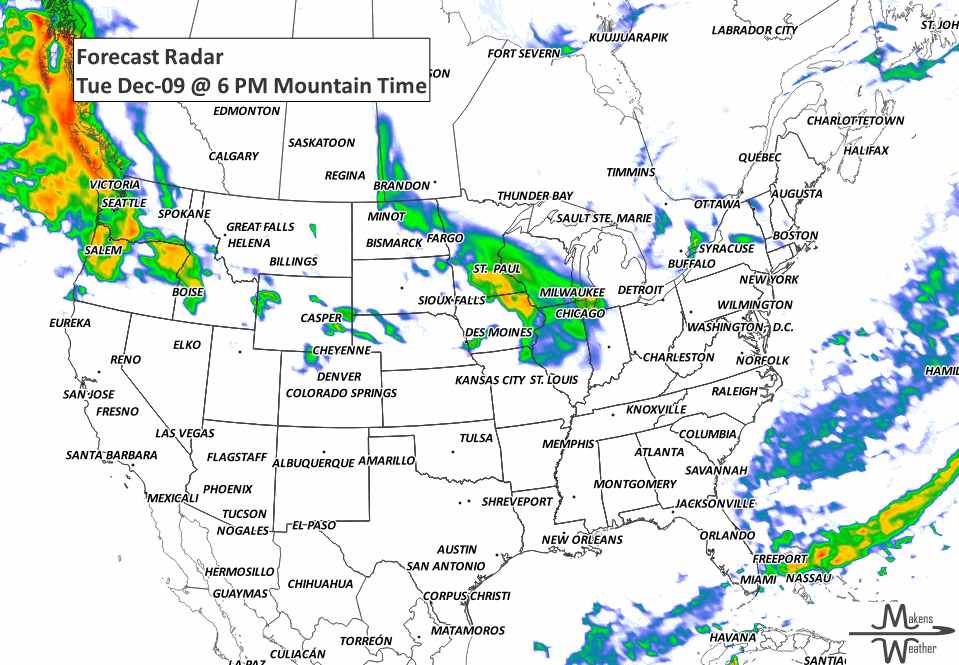 Heavy Rain and Snow for the Northwest, Arctic Blast for the Midwest ...