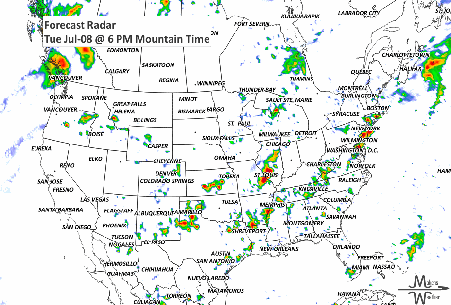 Widespread Storms and Dangerous Heat Grip U.S. This Week — Makens ...