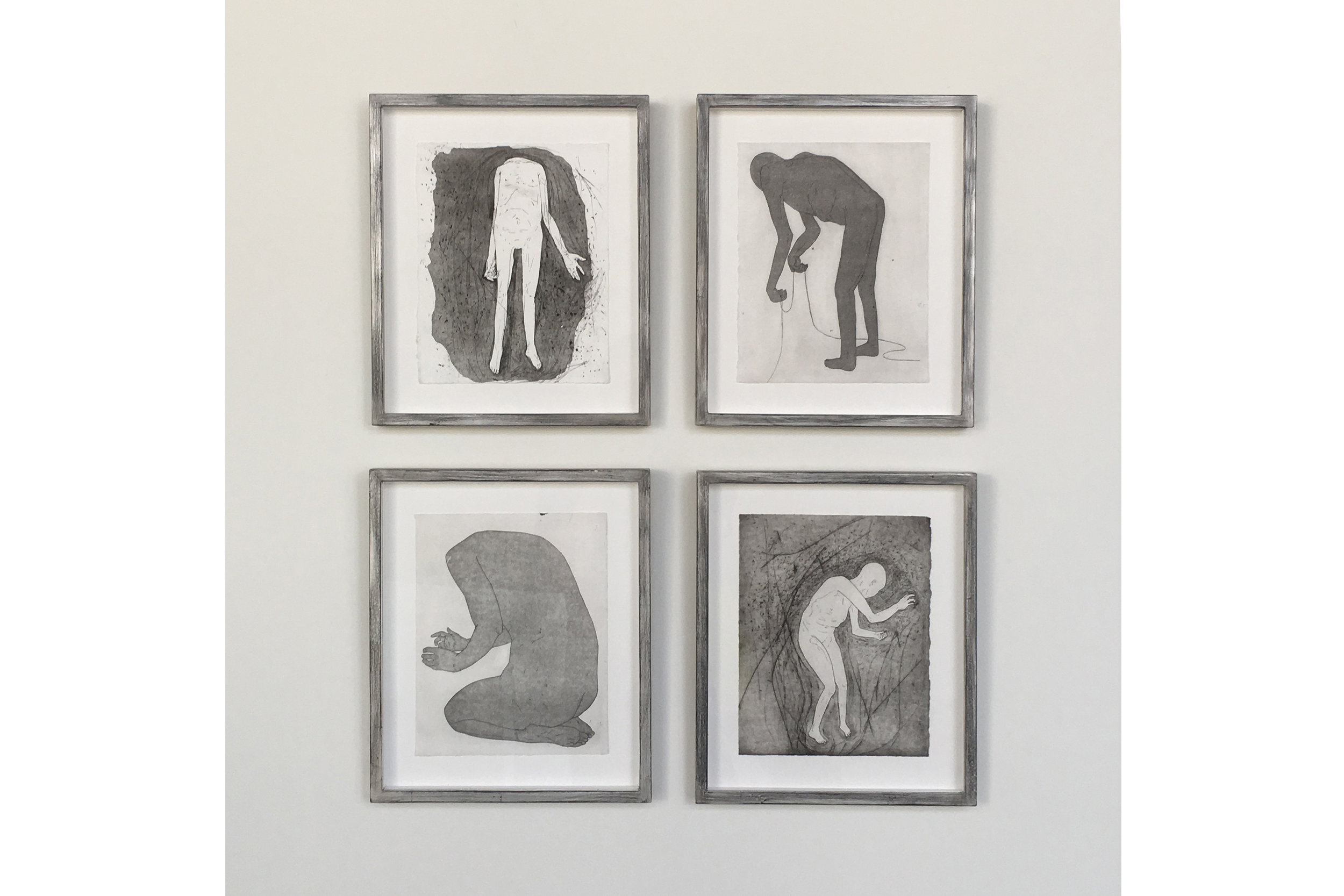 Shadow People, Etchings by Camilla Taylor