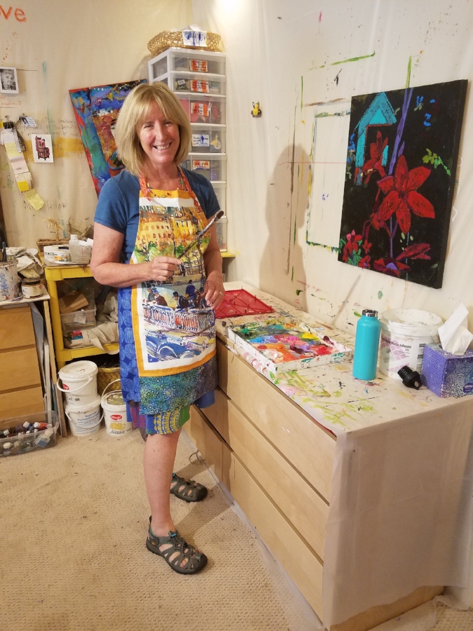 Mary Alice in Carole's Studio