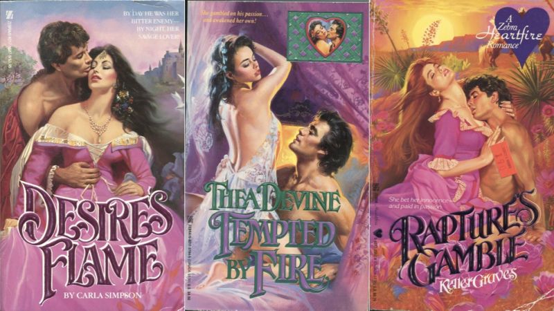  True bodice rippers in the classic sense. 
