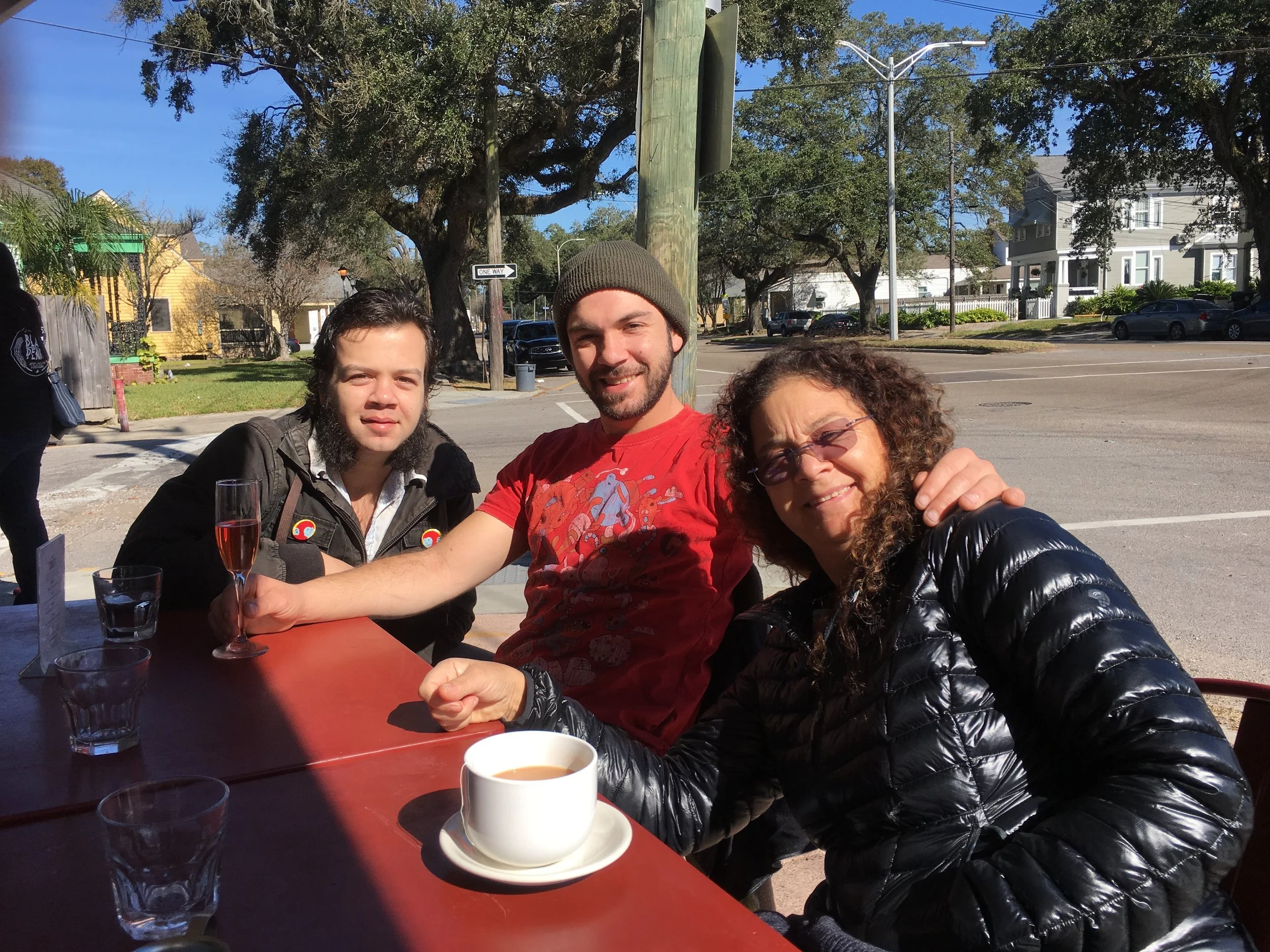 “Today was one of those days when we lived close…” New Orleans last December. Grateful.