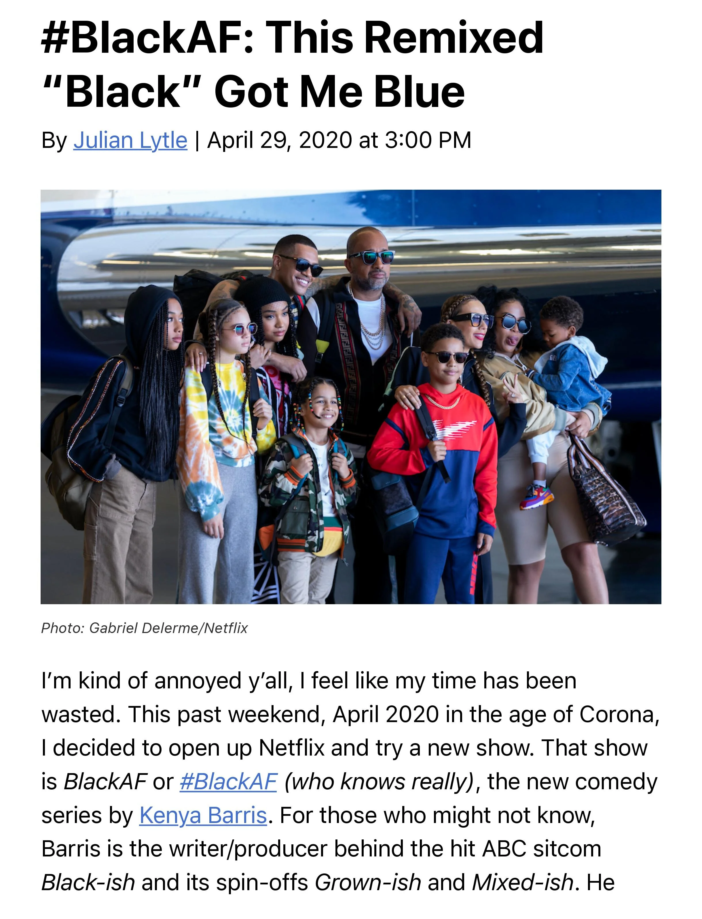 #BLACKAF CAST