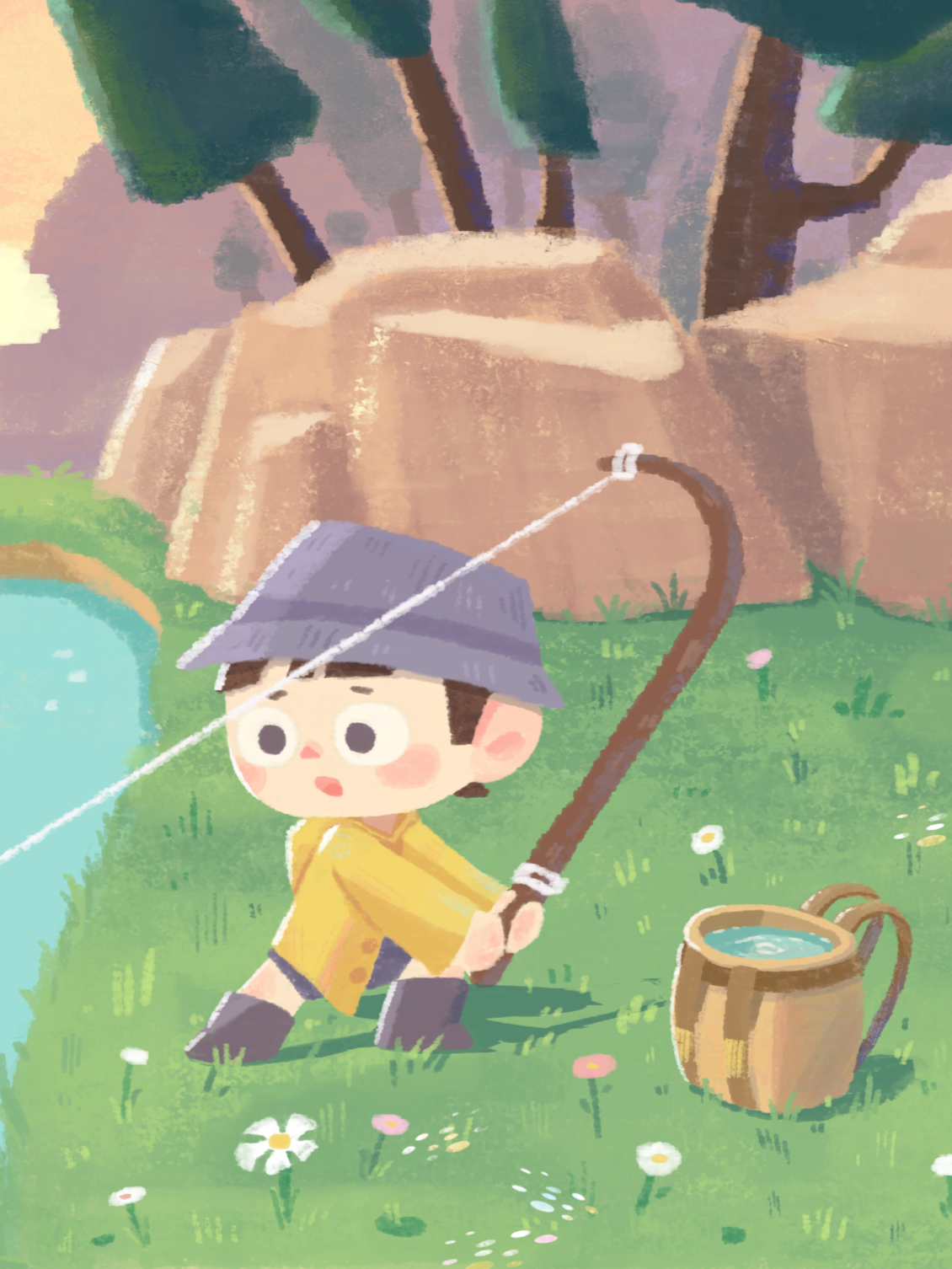 The Fisherman and The Fish (Children Book)
