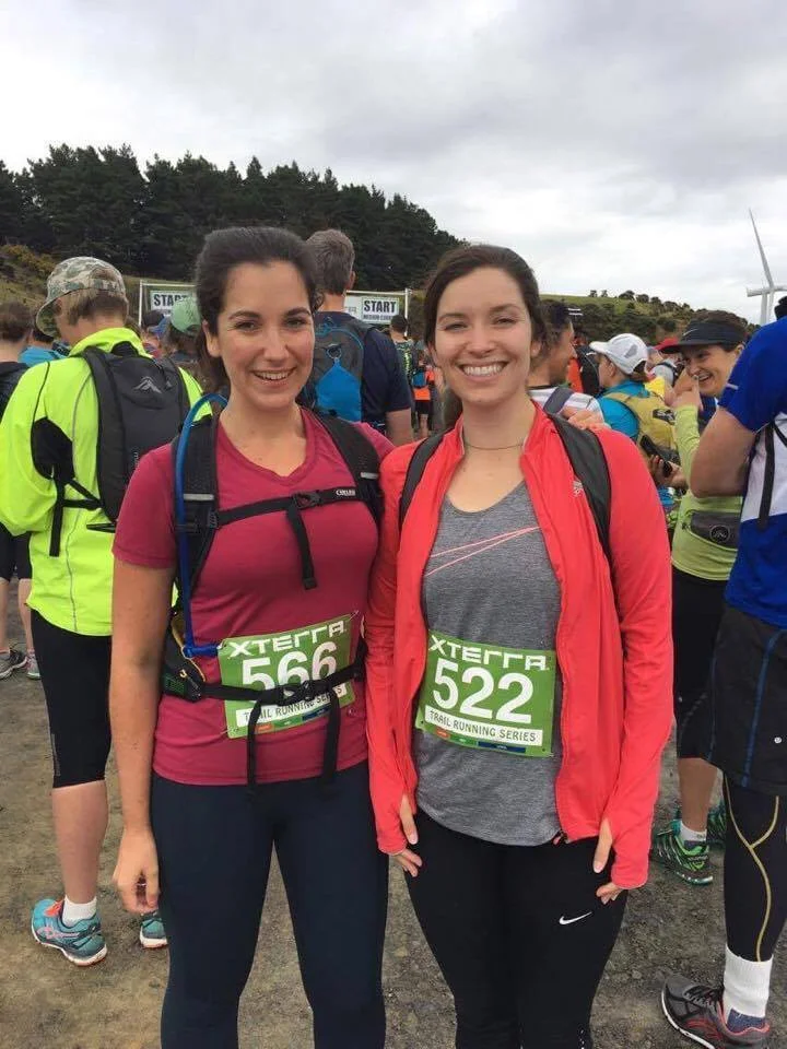 Pre-race: nervous smiles