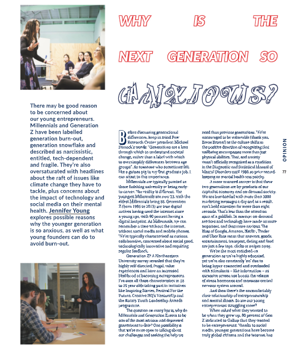 Featured article in Idealog’s issue no. 70 (the Creativity issue)
