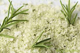 Rosemary salt is easy to make. 