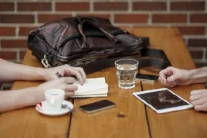 Try drinking water instead of coffee to keep your thinking clear and fresh