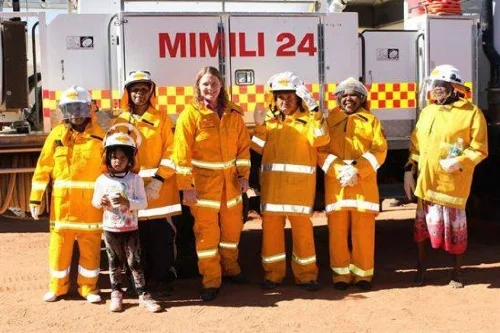 The Mimili CFS brigade women are South Australia's first female Indigenous volunteer firefighting team. They capture the modern spirit of ‘mateship’ applying to everybody.