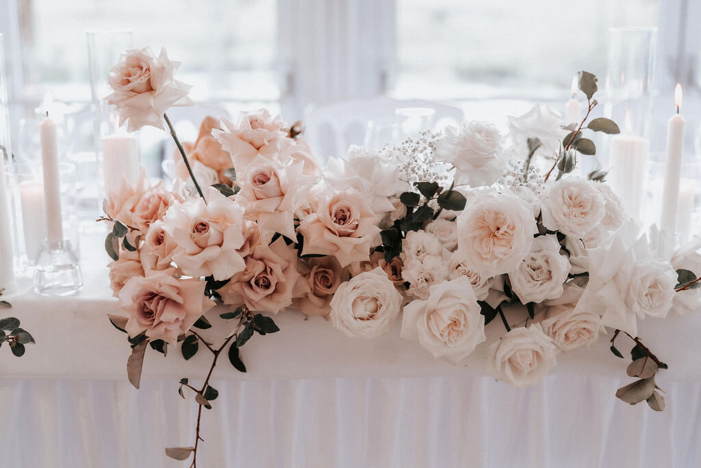 Sydney wedding flowers table flowers 