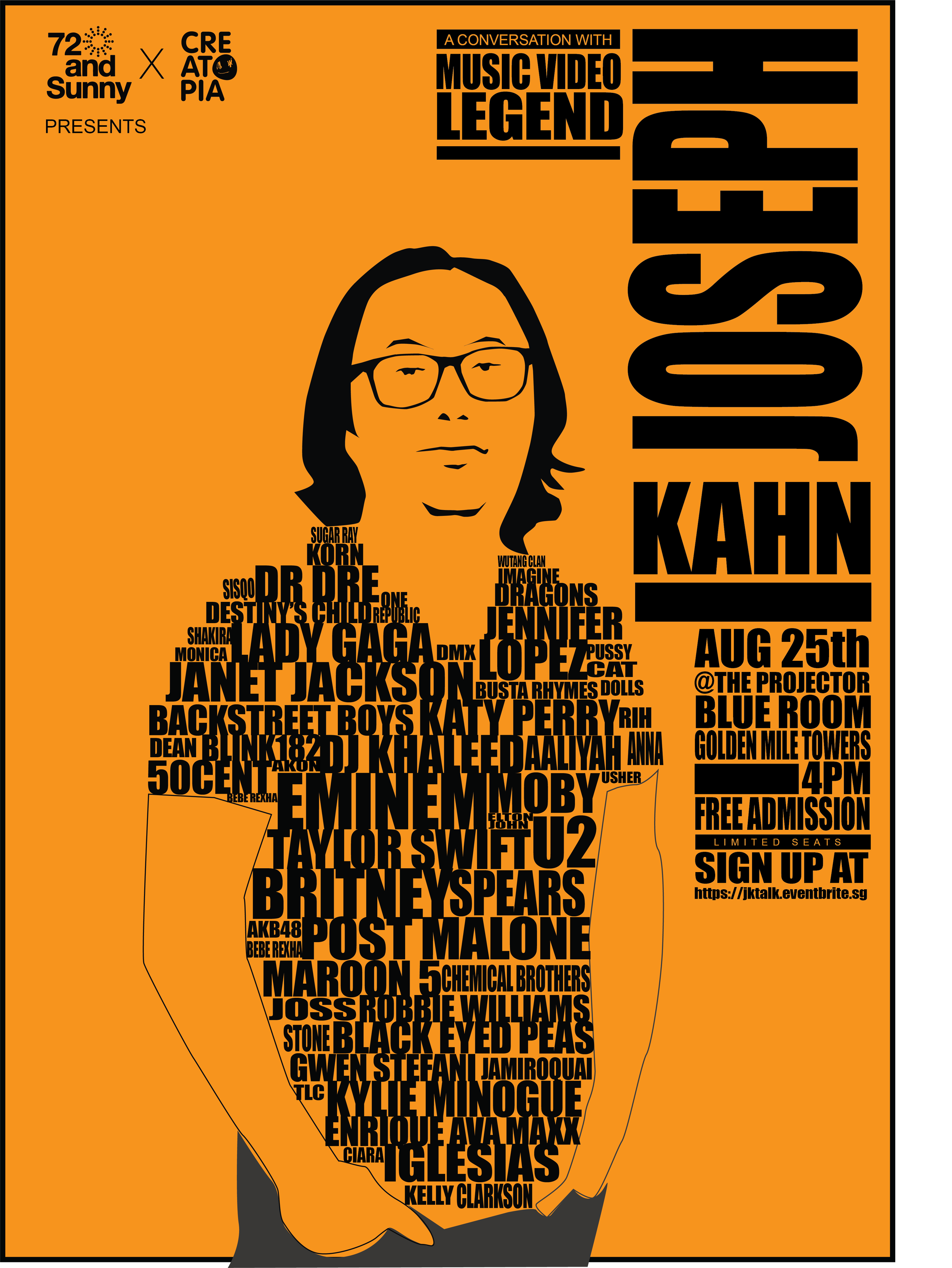 JOSEPH KAHN EVENT POSTER