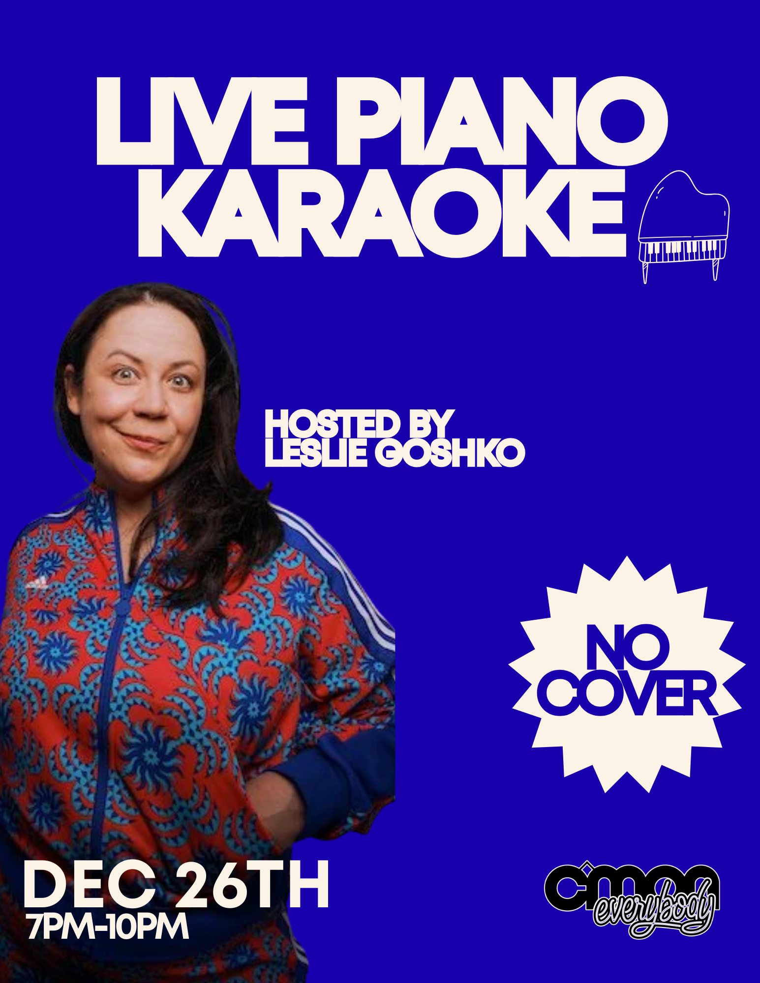 C'mon Everybody Post-Xmas Piano Karaoke! 