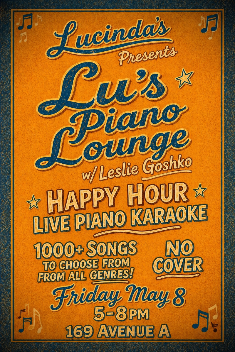 Happy Hour Piano Karaoke at Lucinda's