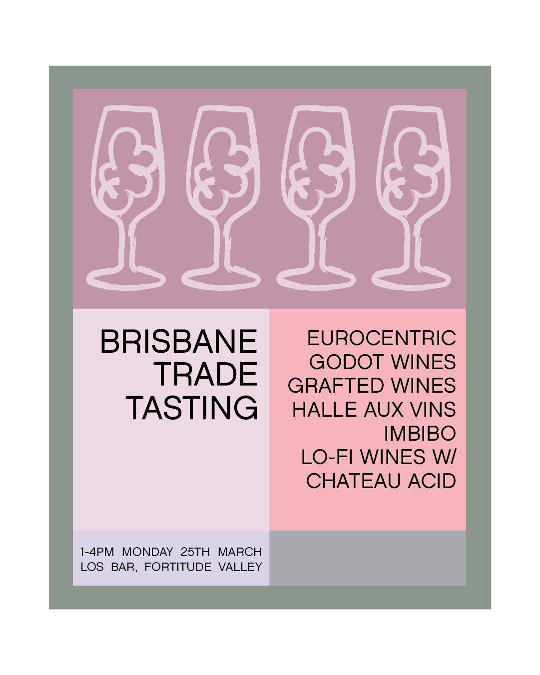 BRISBANE TRADE TASTING - We are coming up next week with these legends. Can't wait to see you there! 

We will be pouring some of our latest imports including wines from Boris Champy, Domaine Champalou, Dominique Hauvette and our latest addition Fran