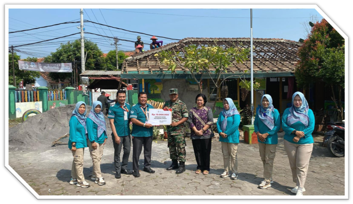 DONASI PEMBANGUNAN SEKOLAH TK KARTIKA III – 40 PENYANGKRINGAN WELERI, KENDAL