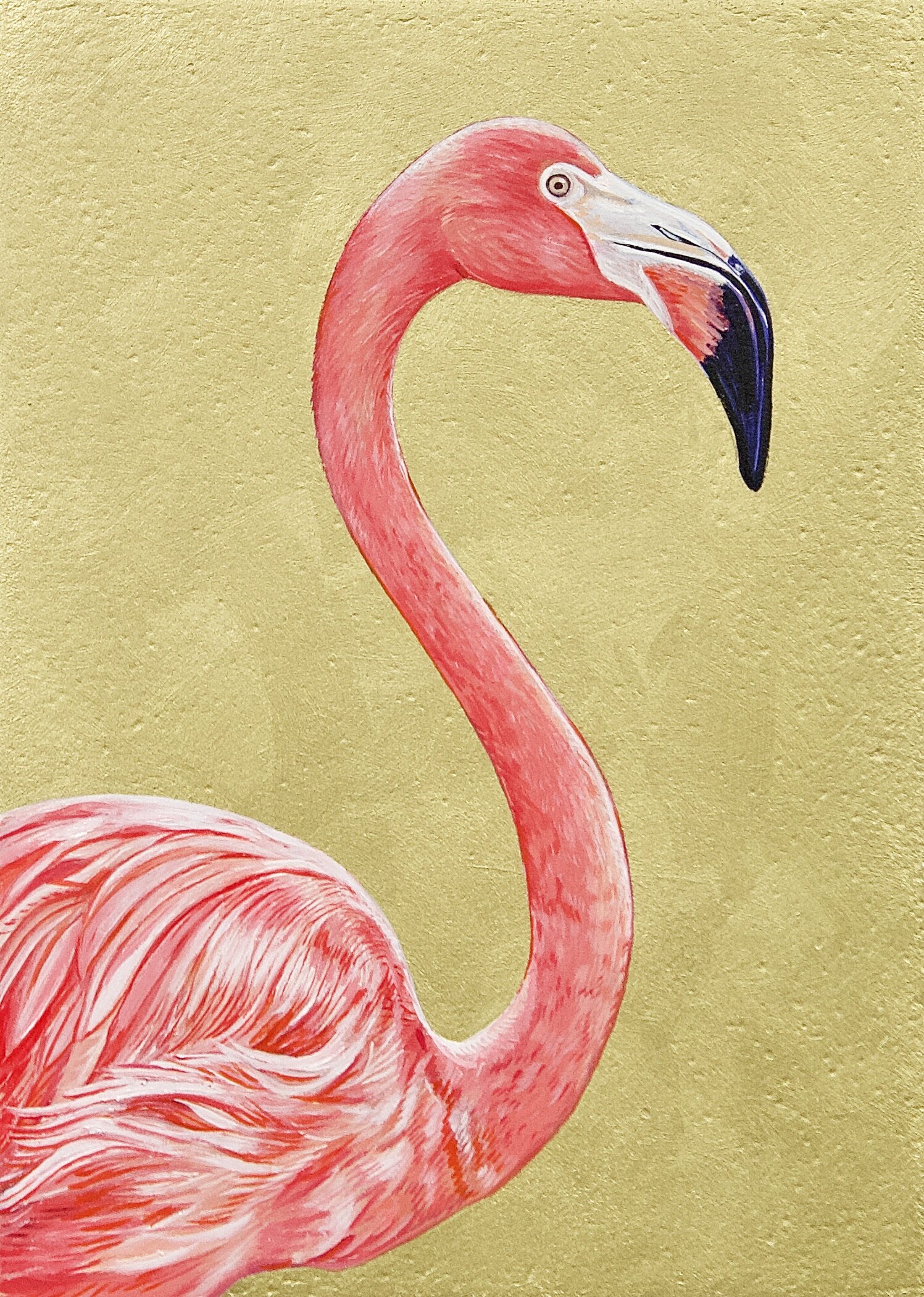 Little Flamingo Painting