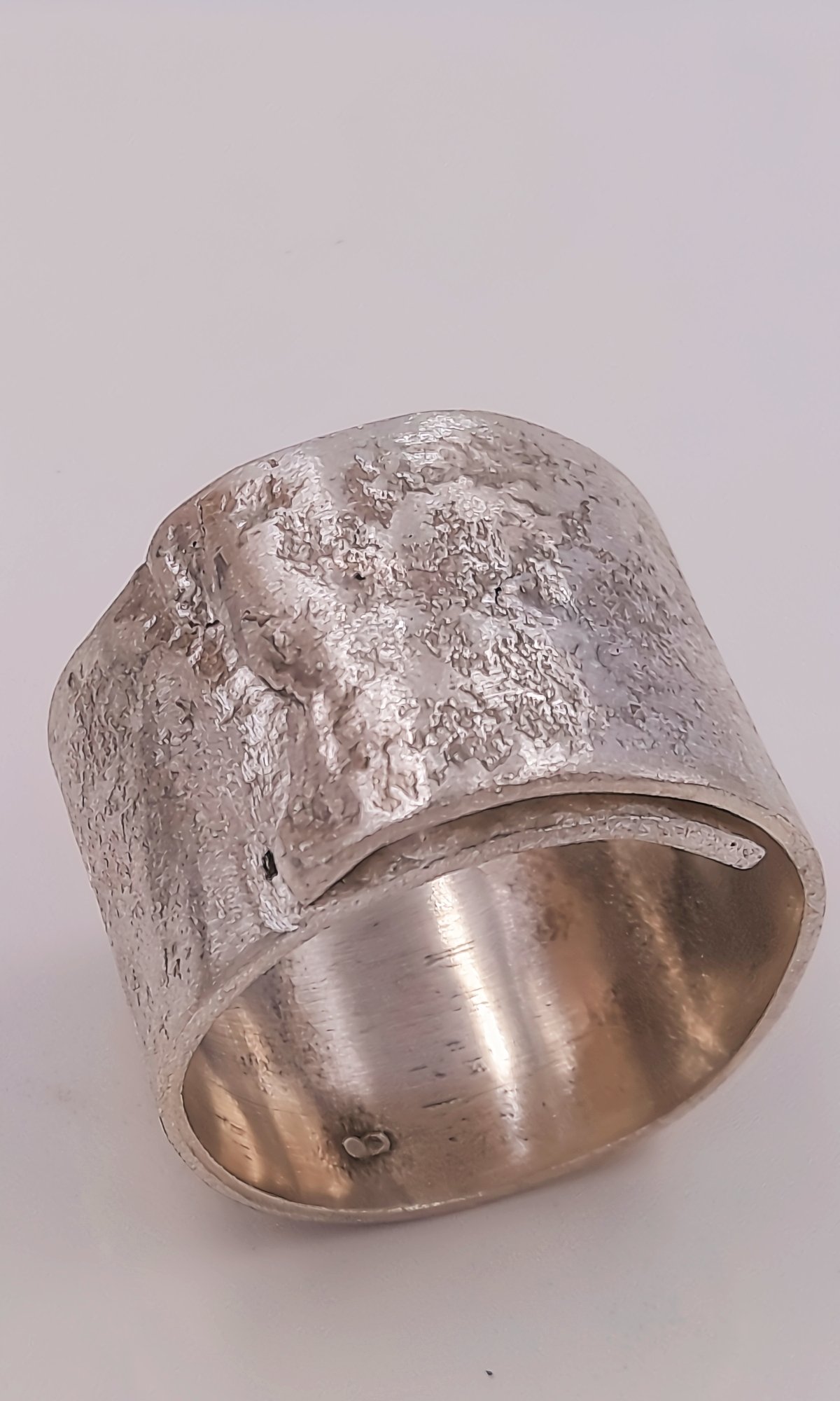 Reticulated Horizon Silver Band