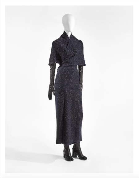 Maison Martin Margiela, A/W 1999-2000, knitted dress in wool and lurex, gloves and shoes in leather, Photo: Stany Dederen