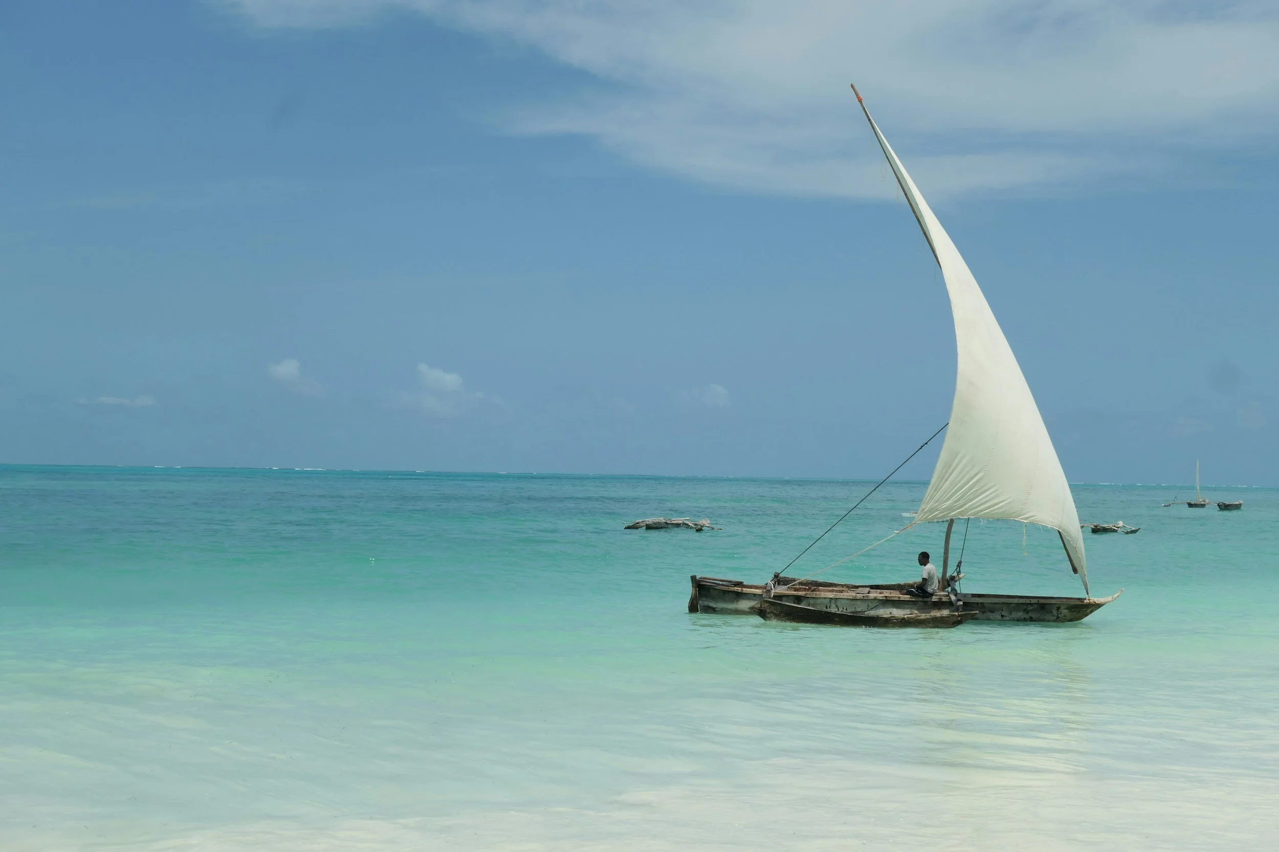 Dau on the ocean